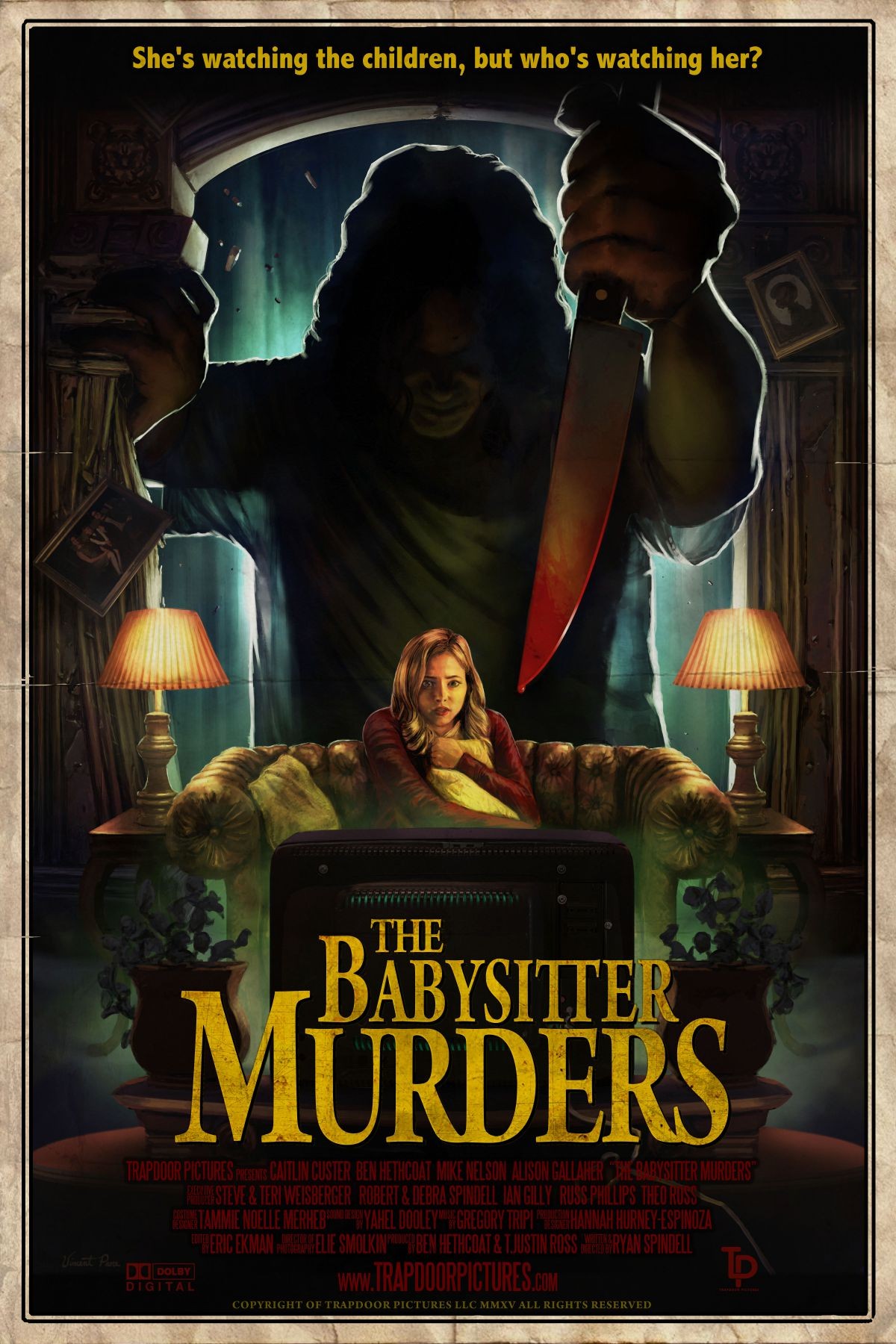 Poster zum Kurzfilm "The Babysitter Murders"