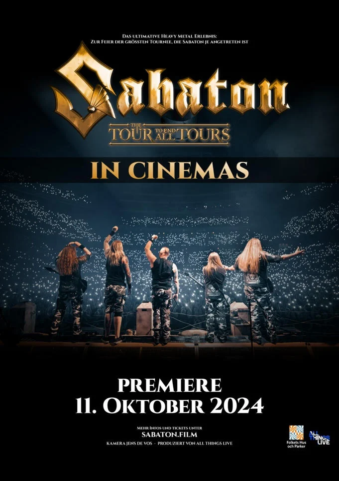 Sabaton: The Tour to End All Tours poster