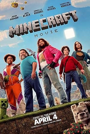 A Minecraft Movie poster